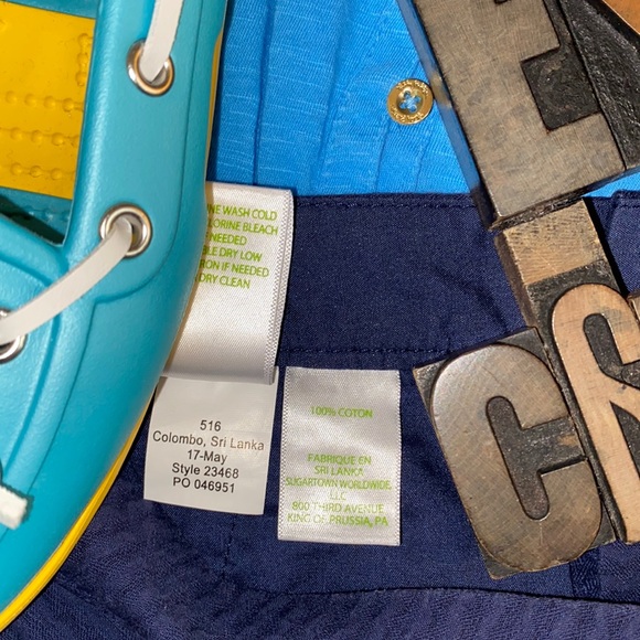 🌴LILLY PULITZER ‘The Buttercup Short’ in Textured Chevron in Navy - Picture 8 of 8